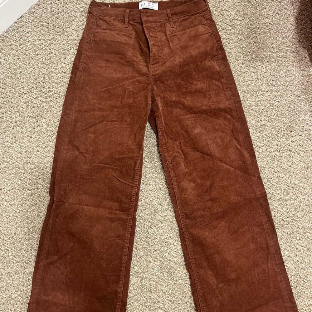 GAP Rust Corduroy Trousers
